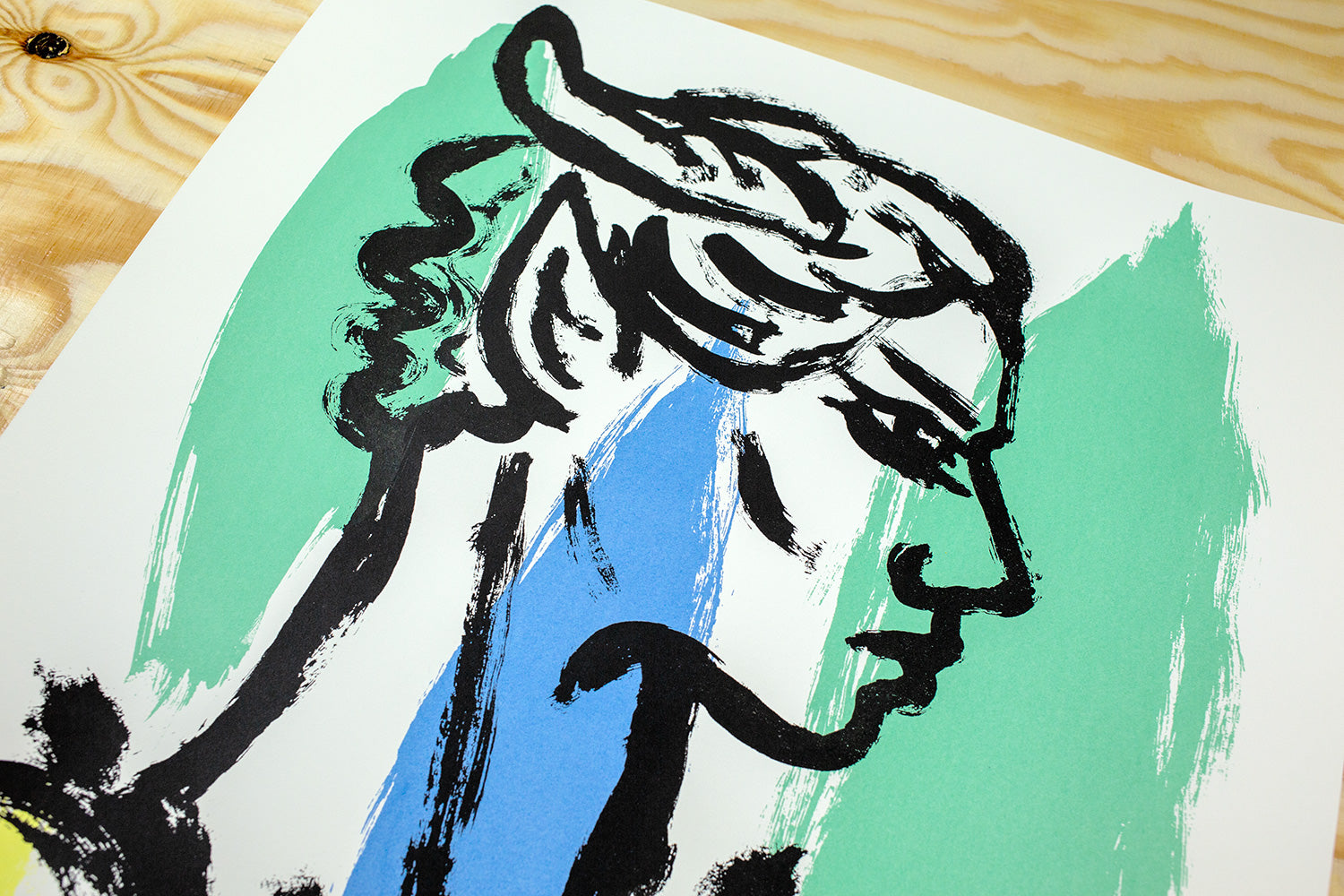karol radziszewski, silkscreen, a folio of queers, serigrafia, kwiaciarnia grafiki, graphics flower shop, Vaslav Nijinsky