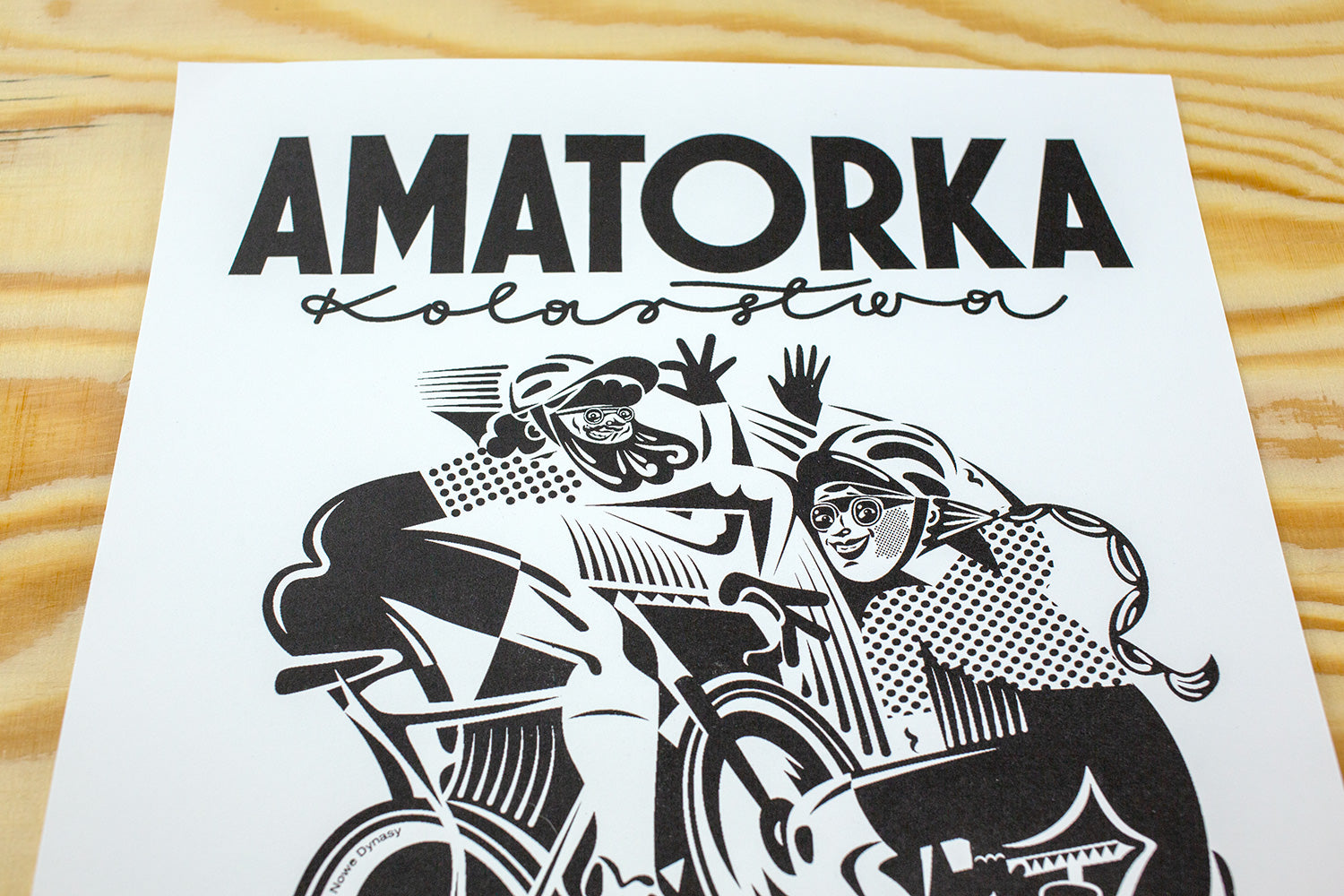 katarzyna bogucka, serigrafia, amatorka kolarstwa, nowe dynasy, cyklografizm, kwiaciarnia grafiki, sitodruk