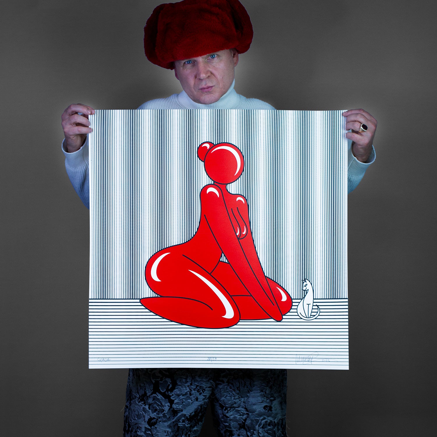 maurycy gomulicki, gaja, serigrafia, sitodruk, kwiaciarnia grafiki, graphics flower shop