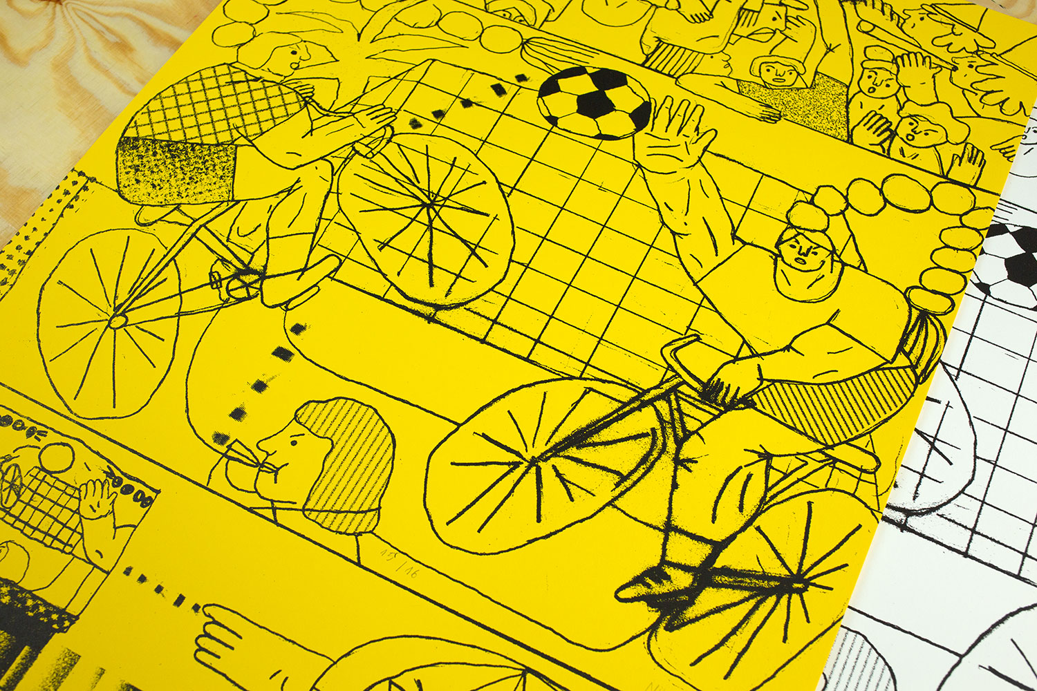 Nina Budzyńska, Cycle Ball, cyklograf, sitodruk, serigrafia, silkscreen, siebdruck, sitotisk, kwiaciarnia grafiki, graphics flower shop