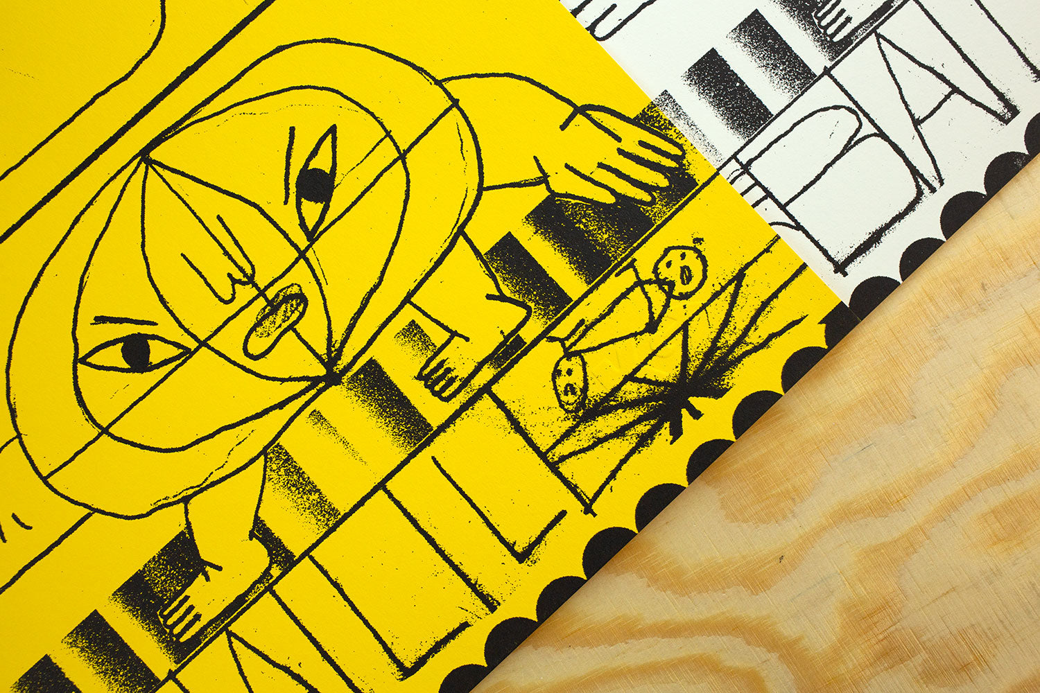 Nina Budzyńska, Cycle Ball, cyklograf, sitodruk, serigrafia, silkscreen, siebdruck, sitotisk, kwiaciarnia grafiki, graphics flower shop